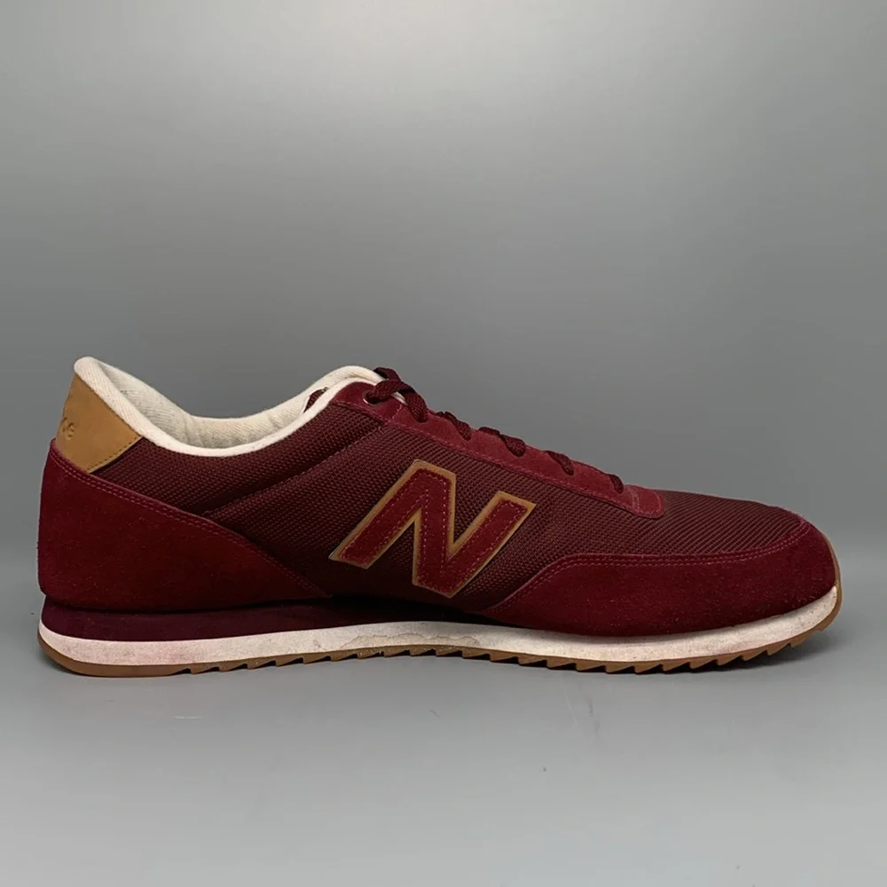 New‎ Balance 501 Maroon Running Shoes Men's Sz 17